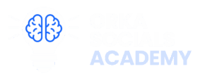 orka academy logo white